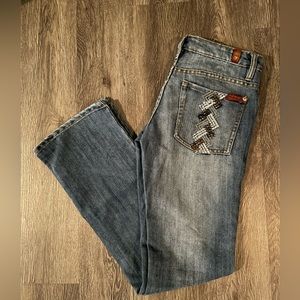Seven For All Mankind size 27 Midrise Bootcut